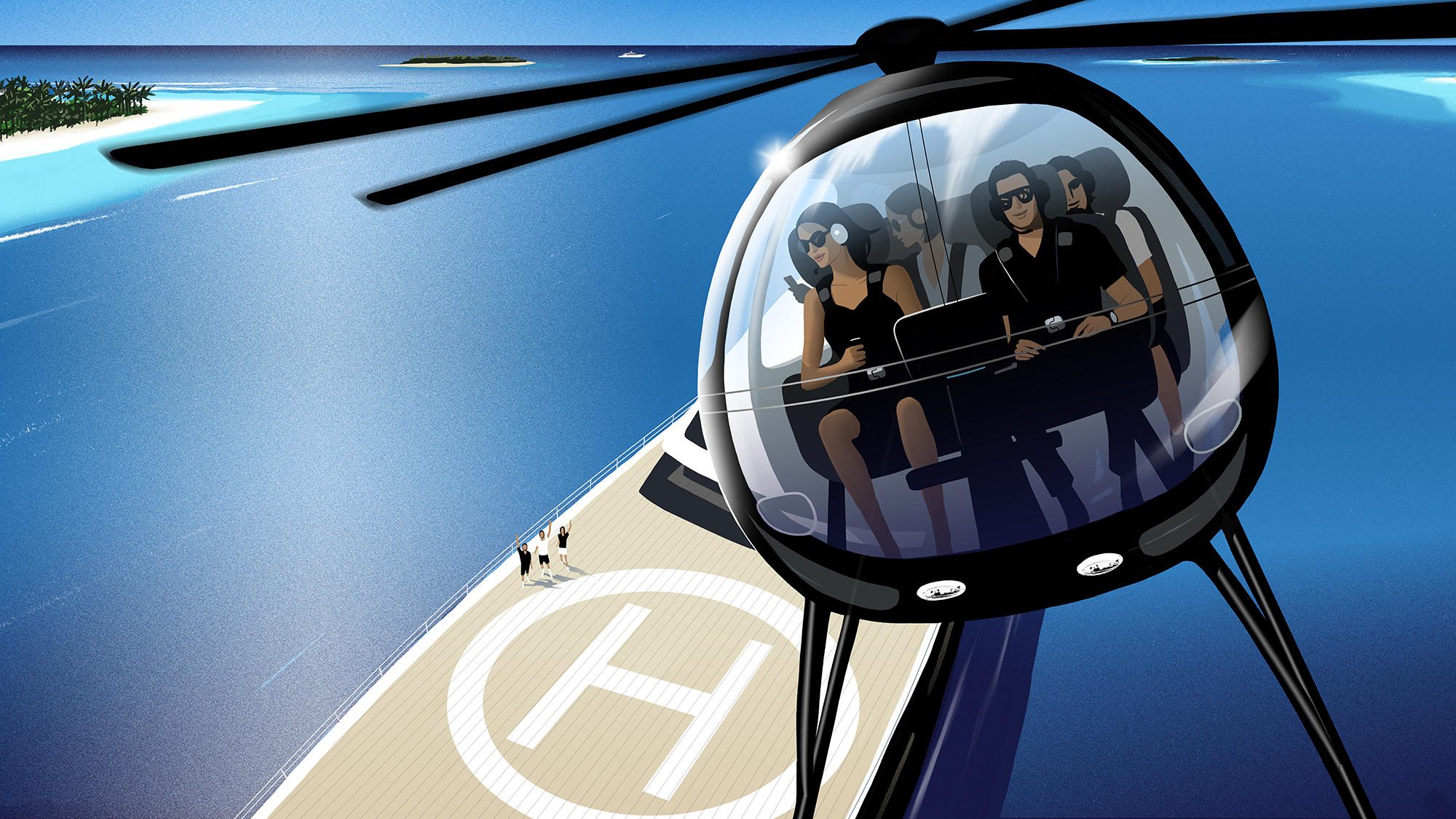 yacht charter in Middle East